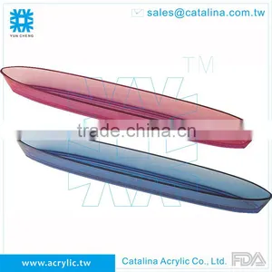 Luxury Acrylic Plastic Wave Banquet Wedding Dessert Fruit Plate Set thumbnail-4