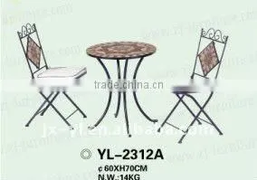 Outdoor Garden Metal Round Mosaic Set thumbnail-1