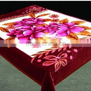 100% Polyester Wholesale Thermal Protection Container Home Mink China Supplier Double Layer Mink Blanket thumbnail-1