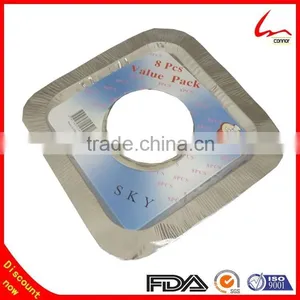 Household Aluminium Foil Gas Burner/Gas Stove Protector 8 3/4" X 8 3/4" thumbnail-2