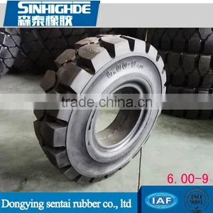 Factory Price Forklift Solid Tyres 6.00-9 thumbnail-1