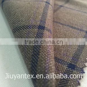 Hot Selling Europe and America Market tr Twill Classic Checks Design Printed High Quality Men's Suiting Fabric thumbnail-5