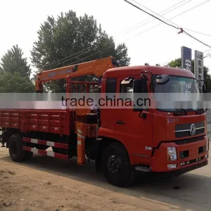 160 Kn.m at 2.5 m Crane Truck 6.3 Ton Truck Mounted Crane SQ6.3S3 High Quality on Sale Truck Crane thumbnail-4