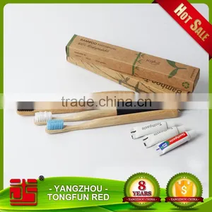 Free Sample OEM 100% Natural Wholesale Bamboo Toothbrush thumbnail-1