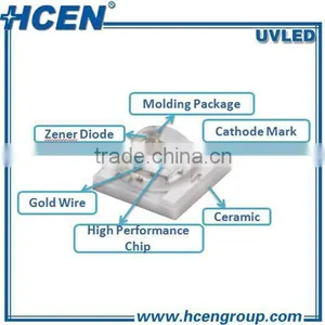 UV Curing 3535 Smd 1-3w 385nm 395nm uv Led Diode thumbnail-3
