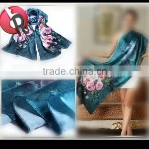 Digital Print Silk Scarf thumbnail-5