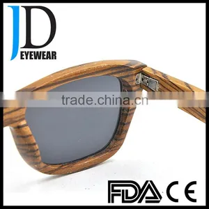 Modern Design Vintage Factory Price Zebra Wood Sunglasses Custom Brand Eyeglasses thumbnail-5