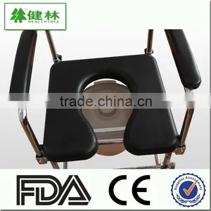 Hospital Commode Chair Toilet Commode Chair Wheelchair thumbnail-2