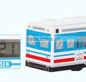 Smart Creative Auto Bus Alarm Clock ,Driving Car LCD Alarm Clock thumbnail-5
