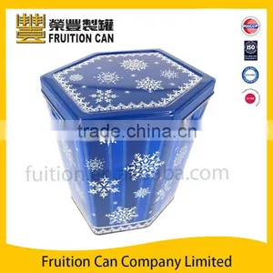 Large Metal Tin Box Use Cookie Tin Coffee Tin Tea Tin thumbnail-1