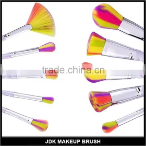 10 PCS Unicorn Makeup Brushes Color Hair Spiral Handle Professional Make Up Brushes Fiber Brush Set Makeup Tools thumbnail-2