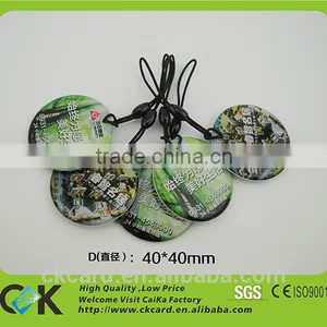 Custom Programmable Rewritable RFID Epoxy Tag for Attendance System thumbnail-1