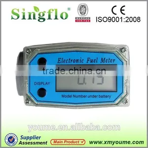 Singflo 10--200L/min Electric Mini Water Meter/ Fuel Meter/gas Flow Meter thumbnail-2