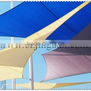 HDPE Green Sunshade Sail Tent thumbnail-6