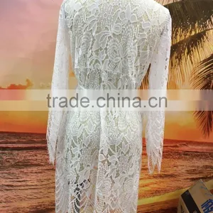 2016 New Style Crochet Cutout Lady's Beach Cover Up thumbnail-3