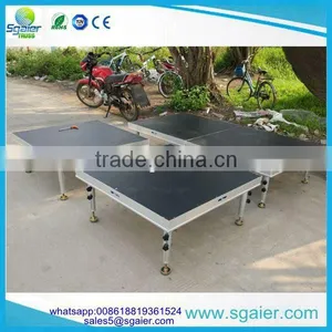 0.3-0.5m Ajustable Height Square Shape Stage for Small Event thumbnail-1