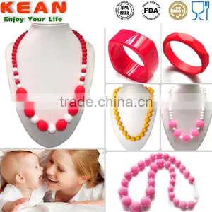 Baby Silicone Necklace Make by Food Grade Silicone Use for Baby Necklace thumbnail-3
