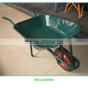 Steel Tray Wheelbarrow With Air Solid Wheel thumbnail-1