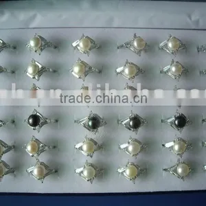 Freshwater Shell Pearl Jewelry as Finger Ring thumbnail-1