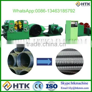 Chinese Supplier Two Ribbed Cold Rolled Ribbed Steel Bar Machine / Rebar Production Machine Line thumbnail-2