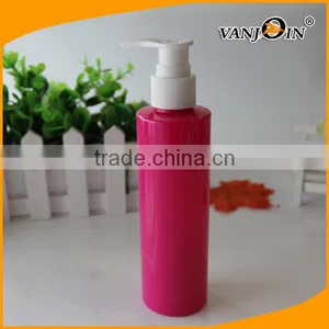6 oz Slim Red Soap Dispenser With White Pump thumbnail-1