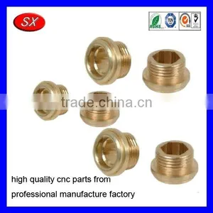 Custom Brass Valve Seat Auto Spare Parts Hex Nuts Machining Service Parts thumbnail-1