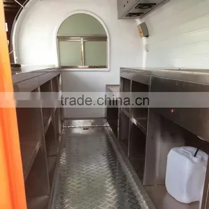New Type Street Mobile Food Cart/coffee Vending Trailer for Sale CE thumbnail-3