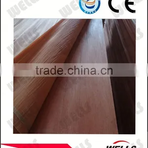 Factory Supply Good Quality 4'*8'0.3mm Rotary Veneer Okoume Face Veneer thumbnail-1