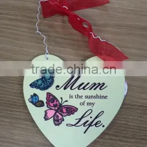 Spring Series Beautiful Butterfly Wooden Hanging Decor thumbnail-1