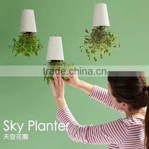 CT-457 Originality Fashion Sky Planter Hanging Plastic for Plants 9.5x9.5x13cm thumbnail-3