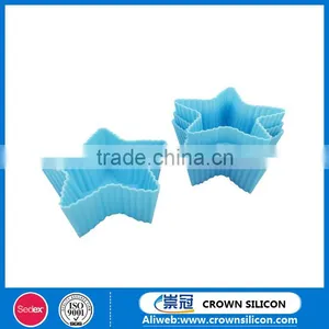Food Grade Silicone Muffin Cup Cake Mold Chocolate Mold Bakeware Baking Cups thumbnail-1