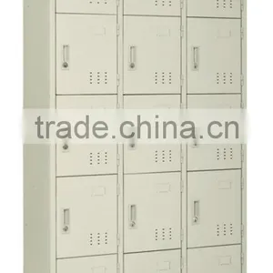 12 Doors Steel Locker 12 Tier Metal Locker 12 Doors Industrial Metal Storage Locker Cabinet thumbnail-2