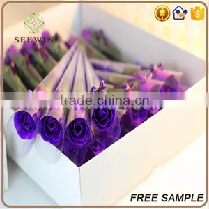 Single Stem Dried Rose Soap Flowers thumbnail-5