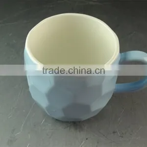 Funny Blue Color Ceramic Coffee Mugs thumbnail-1