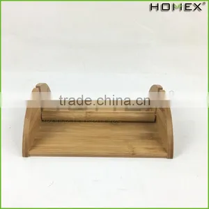 Bamboo Cocktail Napkin Holder w Removable Bar Homex BSCI/Factory thumbnail-5