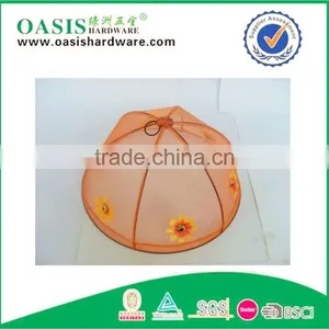 High Quality Unfoldable Food Cover,fixed Food Cover With Flower thumbnail-2