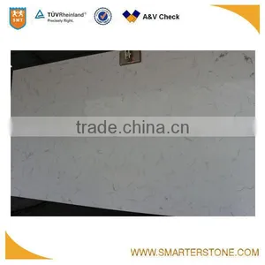 China Artificial Marble White Cararra Slabs thumbnail-1