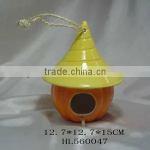 Garden Decorative Ceramic Bird House thumbnail-1