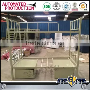 Easy Assembly Double Decker Heavy Duty Cheap Adult Metal Bunk Bed/ Metal Bed in Malaysia thumbnail-5