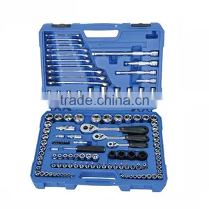 121pcs 1/4,3/8,1/2 Drive Standard Metric Socket Wrench Set thumbnail-1