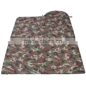 Durable Light Weight Cotton Lining Mummy 210T Nylon Sleeping Bag thumbnail-6