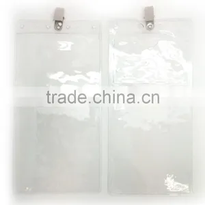 4" * 8" ID Badge Holder With Metal Clip, Name Tag Holder, ID Card Holder With Clip thumbnail-6