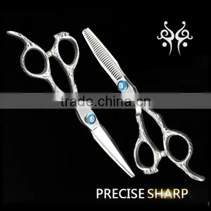 QJ-HS104 Customized Japanese Steel Slim Blade Hair Scissors Set For Professional Hair Cutting Scissors thumbnail-1