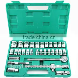 Berrylion Socket Set 32pcs Mirror Finished Socket Set CR-V Socket Set thumbnail-1
