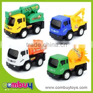 Kids Small Plastic Friction Power Toy Diecast Truck Model thumbnail-1