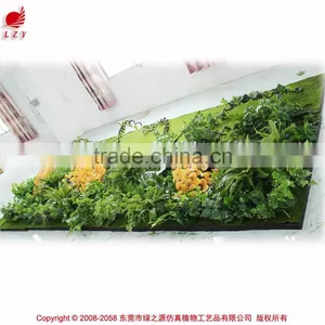 High Quality Artificial Vertical Garden Cheap Green Artificial Plants Wall thumbnail-1