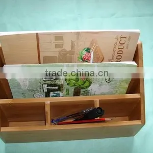 Bamboo Office Stationery Rack thumbnail-1