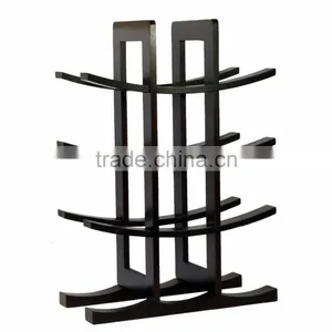 Hot Sale Eco-friendly Bamboo Wine Bottle Holder Bamboo Wine Rack thumbnail-3