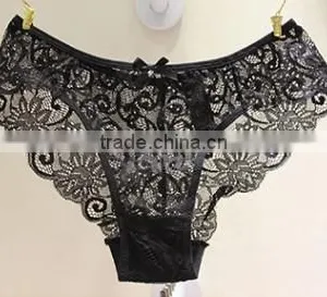 Sexy Transparent Ladies Underwear Cotton Lace Panties/women in Transparent Underwear thumbnail-6
