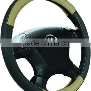 High Quality Auto Accessories PU Car Steering Wheel Cover thumbnail-3